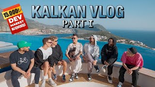 KALKAN VLOG Part I  DEV MALİKANEYE YERLEŞTİK  15K MARKET ALIŞVERİŞİ 😰 [upl. by Ardnossac]