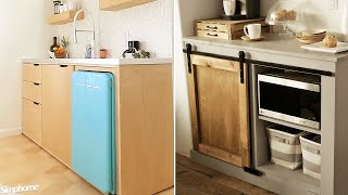 12 DIY Kitchenette Ideas [upl. by Kesia]