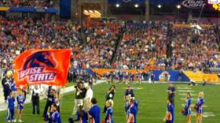 Boise State enters Fiesta Bowl 2010 [upl. by Jecoa]