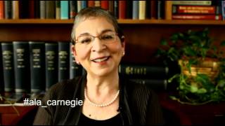 Nancy Pearl on Andrew Carnegie Medals for Excellence in Fiction and Nonfiction A [upl. by Aihsenor190]