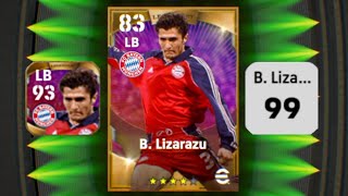 99 Stamina  B Lizarazu Legendary Upgrade Max Level Rating  eFootball 2023 Mobile [upl. by Tija]