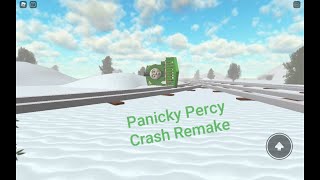 Panicky Percy  Crash Scene  Roblox Remake [upl. by Fonzie]