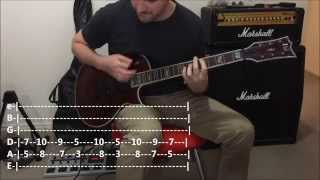 Pennywise  Bro Hymn  Quick Riff Guitar Lesson [upl. by Tilford]