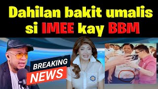 DAHILAN BAKIT BUMITAW SI IMEE KAY BBM [upl. by Hermon575]