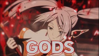 AMV Frieren  GODS [upl. by Akimihs354]