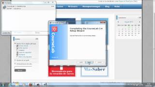 MasSaber Tutorial 1 Descarga e instalacion CourseLab [upl. by Rey]