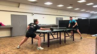 Neil Myatt vs Annie MacDonald Warrington Div 1 League Match 28324 [upl. by Tatum532]