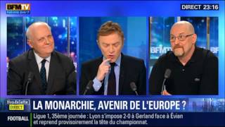 François Asselineau vs Eric Rossand  quotHondelatte Directquot  « LA MONARCHIE AVENIR de LEUROPE  » [upl. by Oirretna]