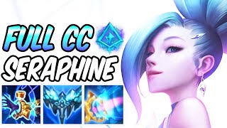 SERAPHINE MID PERMA STUN GLACIAL AUGMENT EVERFROST FULL AP  New Build amp Runes  League of Legends [upl. by Rivy]