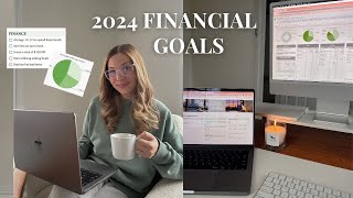 MY 2024 FINANCIAL GOALS amp how Im going to achieve them 💸 [upl. by Canotas]