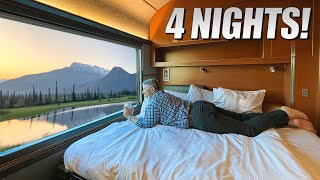 FIRST CLASS TRAIN Across Canada 🇨🇦 4 Nights 97 Hours [upl. by Haidej]