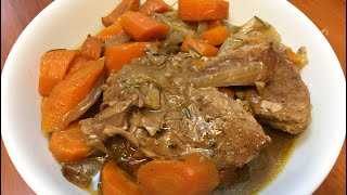 SLOW COOKED LAMB  LAMB CHOPS RECIPE  LAMB CHOP STEW  LAMB SHOULDER CHOPS SLOW COOKERเนื่อแกะตุ๋น [upl. by Root]