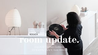 homebody diaries turning Ikea cabinets into a sideboard unboxing Noguchi Akari 1N [upl. by Weksler]