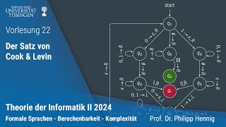 Theorie II  22  Satz von Cook amp Levin [upl. by Aible]