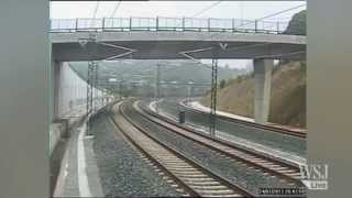 Spanish Train Crash Video  Spanish Train Crash Caught on CCTV [upl. by Tanner]