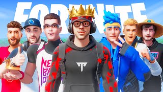 Winning With EVERY YouTuber Fortnite Icon Skin [upl. by Huppert692]