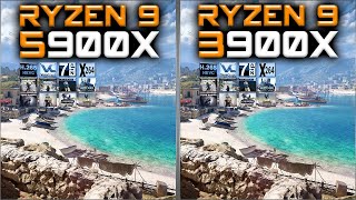 Ryzen 9 5900X vs Ryzen 9 3900X Benchmarks – 15 Tests 🔥 [upl. by Ahsienak]