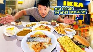 Foods Ive NEVER Tried Before at IKEA in Sydney Australia [upl. by Ayadahs]