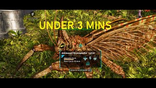 How to tame a Rhyniognatha in UNDER 3 MINS ARK ASCENDED [upl. by Swanhildas]