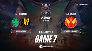 Falcons AP Bren vs Selangor Red Giants GAME 7 GRAND FINAL MSC 2024  SRG VS FCAP ESPORTSTV [upl. by Okuy517]