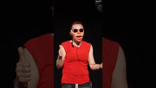 Human Ventriloquism  Sunglasses comedy ventriloquist funnystandup funny tv standup ninaconti [upl. by Nevins664]