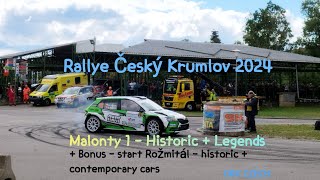 Malonty 1  Historic  bonus Rallye Český Krumlov 2024 [upl. by Garlan]