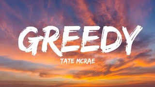 Tate McRae  greedy Lyrics [upl. by Adoc]