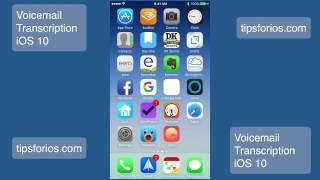 How To Use Voicemail Transcripts in iOS 10 [upl. by Asnerek]