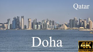 Exploring Doha Qatar I 4K I Part 1 [upl. by Ateekan139]