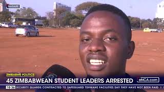 45 Zimbabwean student leaders arrested [upl. by Yahsan802]