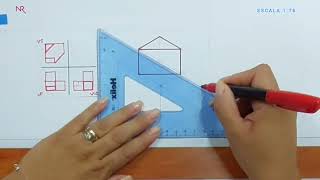 ISOMÉTRICO A2 a partir de Vistas planas [upl. by Azral]