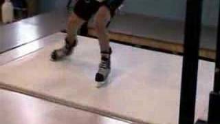 Developing Stride with The BLADE Skating Treadmill [upl. by Shirk]