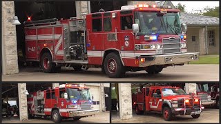 Boerne Fire Department Vehicle Fire Response [upl. by Ilhsa996]