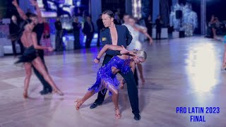 Open Professional International Latin  Final I TriState Dancesport 2023 [upl. by Russi129]