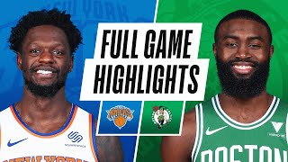 KNICKS at CELTICS  FULL GAME HIGHLIGHTS  April 7 2021 [upl. by Fabron439]