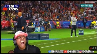 IShowSpeed Reacts To Gareth Bales Bicycle kick Agianst Liverpool In UCL 2018 Final [upl. by Paugh]