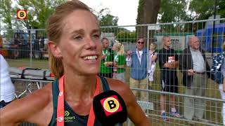 Eindhovense Kim Dillen tevreden na Tilburg Ten Miles Goed voor nu [upl. by Lytsyrk]