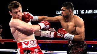 Canelo Alvarez MEXICO vs Amir Khan ENGLAND  Boxing fight Highlights boxing sports action [upl. by Theresita893]