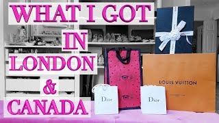 London Luxury Haul  Louis Vuitton Dior Gucci Chanel [upl. by Dnallor65]