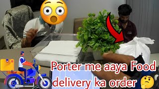 Porter me aaya Food ka order 🤔  Porter part time earning 💸 [upl. by Nanek]