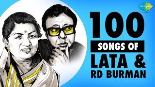 Top 100 Songs Of Lata Mangeshkar amp RDBurman  लता एंड र डी बर्मन के 100 गाने  Aap Ki Ankhon Mein [upl. by Eillo]