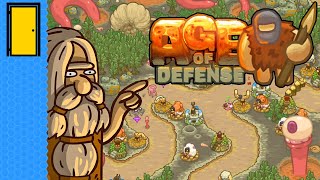 Kill Monsters Win Game Save Tribe  Age of Defense Stone Age Tower Defence [upl. by Maryellen571]