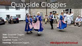 Quayside Cloggies performed at Bridport Folk Festival [upl. by Eimirej]