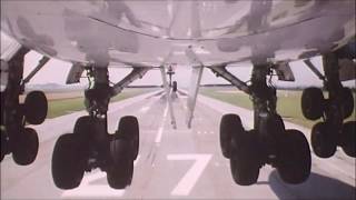 Landing Gear Camera  flight landing wheel  747 landing gear retraction  Plane landing [upl. by Helaine941]