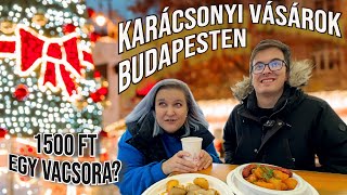 Olcsó menü a BUDAPESTI KARÁCSONYI vásárokban 🎄 SallaiMark [upl. by Amari]