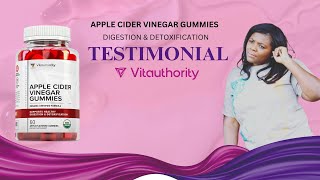 Vitauthoritys Apple Cider Vinegar Gummies are the best in the market ShardaeRenee [upl. by Atteynad]