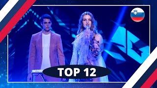 TOP 12  EMA 2022  FINAL  EUROVISION 2022  SLOVENIA [upl. by Asnarepse]