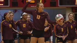 Gopher Volleyball Ohio State Cinematic Recap [upl. by Letsirk]