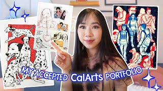 How I think i Got Accepted Into CalArts 🎨🤔 ft my accepted portfolio [upl. by Entwistle373]