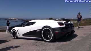 KSegg Agera R MASSIVE ACCELERATIONS  Monterey 2012 [upl. by Tihw]